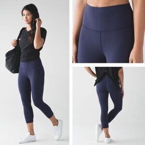 LULULEMON Align Crop Size 4 Deep Indigo